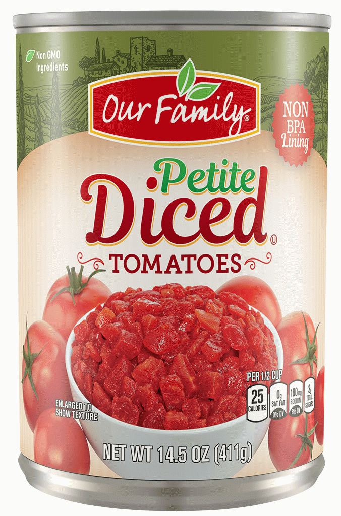 Our Family  petite diced tomatoes Full-Size Picture